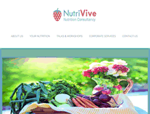 Tablet Screenshot of nutrivive.ie